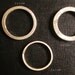 Hogart - Square sterling silver matte ring Jewelry