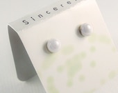 Pearls of Glass Small Stud Earrings