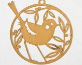 Lasercut card - Birdie hanger
