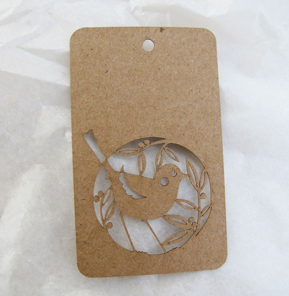Gift tags - set of 10 Birdie tags