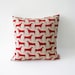 Herds pillow 50x50cm - deep red