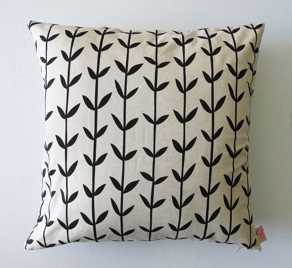 Cushion Cover 50x50cm - Orla, in black
