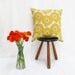 Cushion cover 50x50cm - Flower Field in Goldenrod