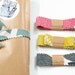 Three Fabric ribbons - Flower fields