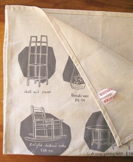 I Wish we had IKEA -  tea towel