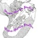 I love to Dance  digital stamp mermaid