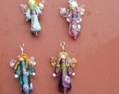 1 lampwork angel pendant CGGE PdxEtsy EtsyBEAD SRA 4WC