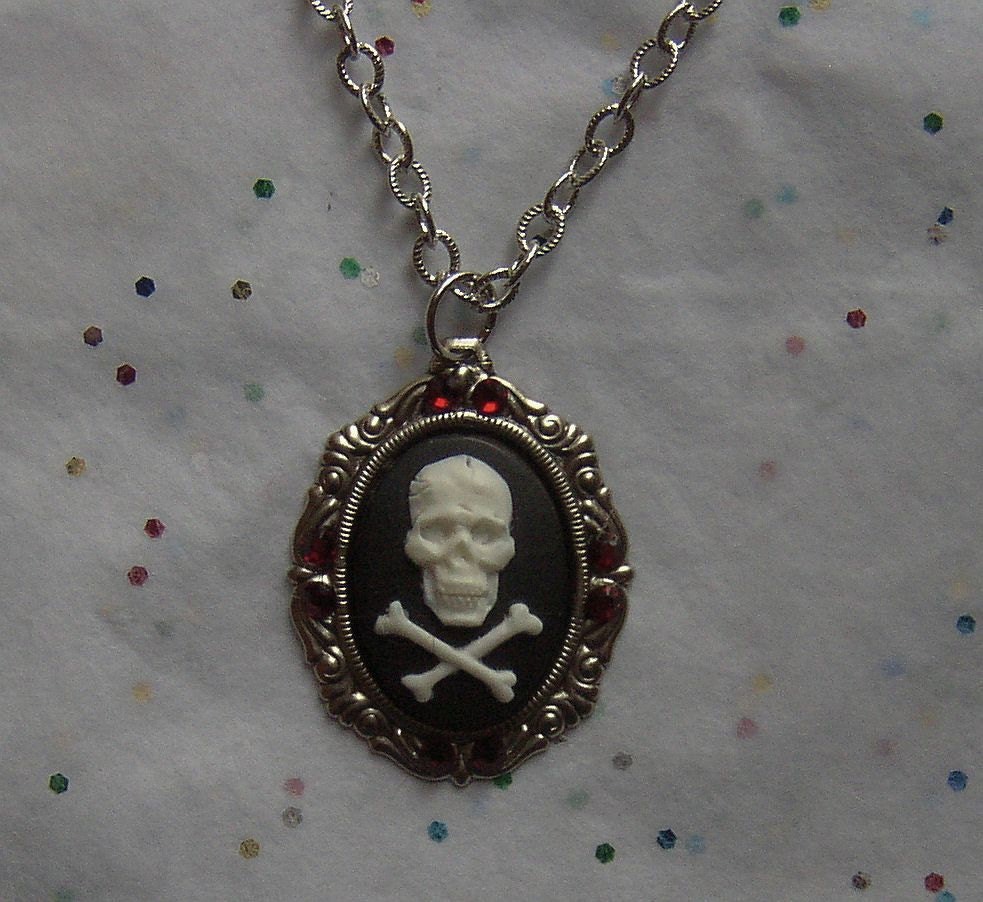The Masque of Red Death Necklace