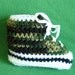 Baby Camo Sneaker Booties High Top Style Size 3-6 months