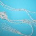Snow Princess Lariat Beadwoven Necklace