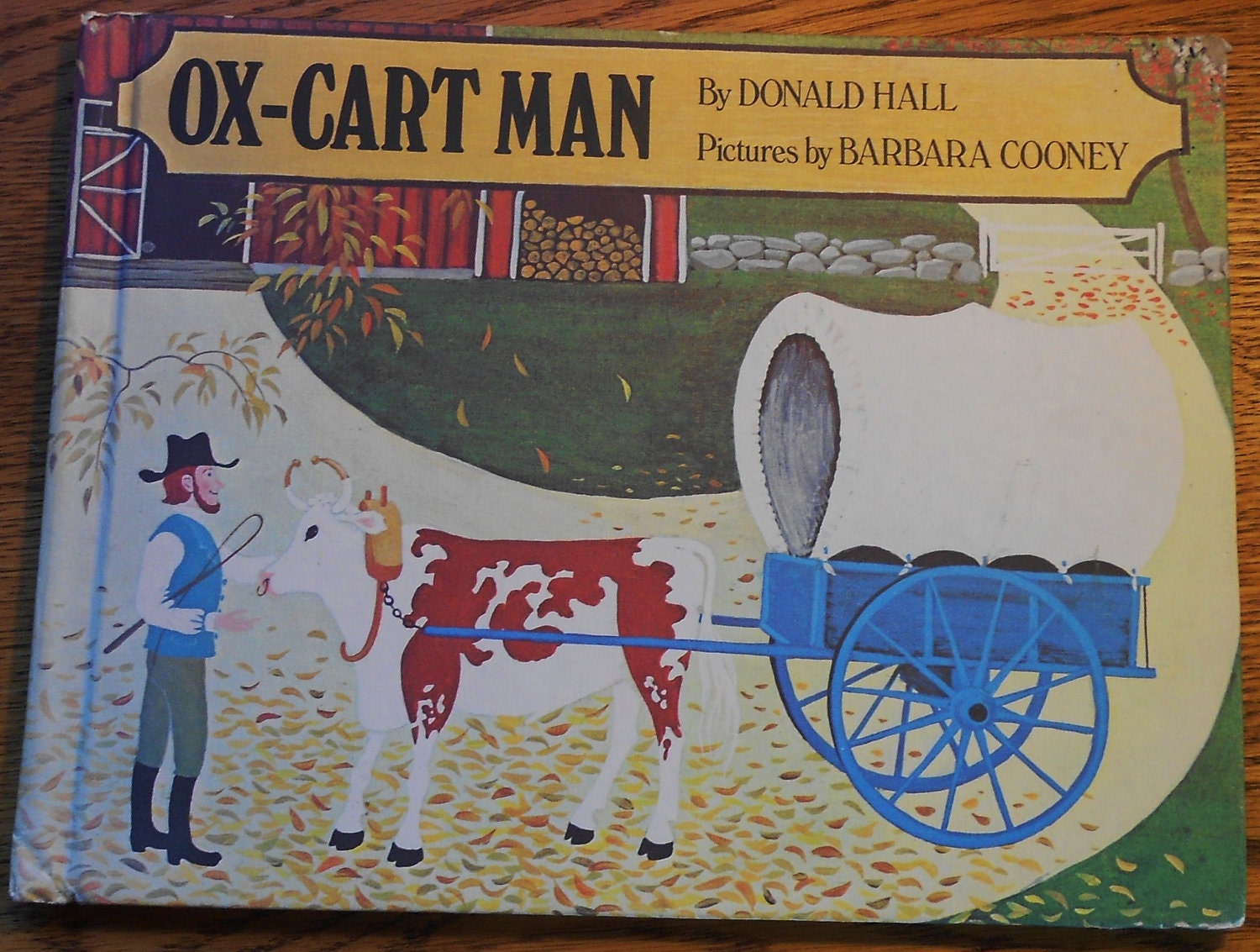 Ox-Cart Man by Donald Hall - Vintage Childrens Book
