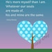 He's More Myself Than I Am - 8x10 Art Print (4 Color Choices)