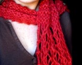 For Dawns Boys - Funky Chunky Scarf in Orange