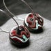 Detroit Fordite Sterling Silver ... Earrings ... Jungleland