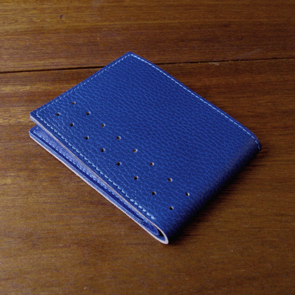 Dark Blue Leather Wallet