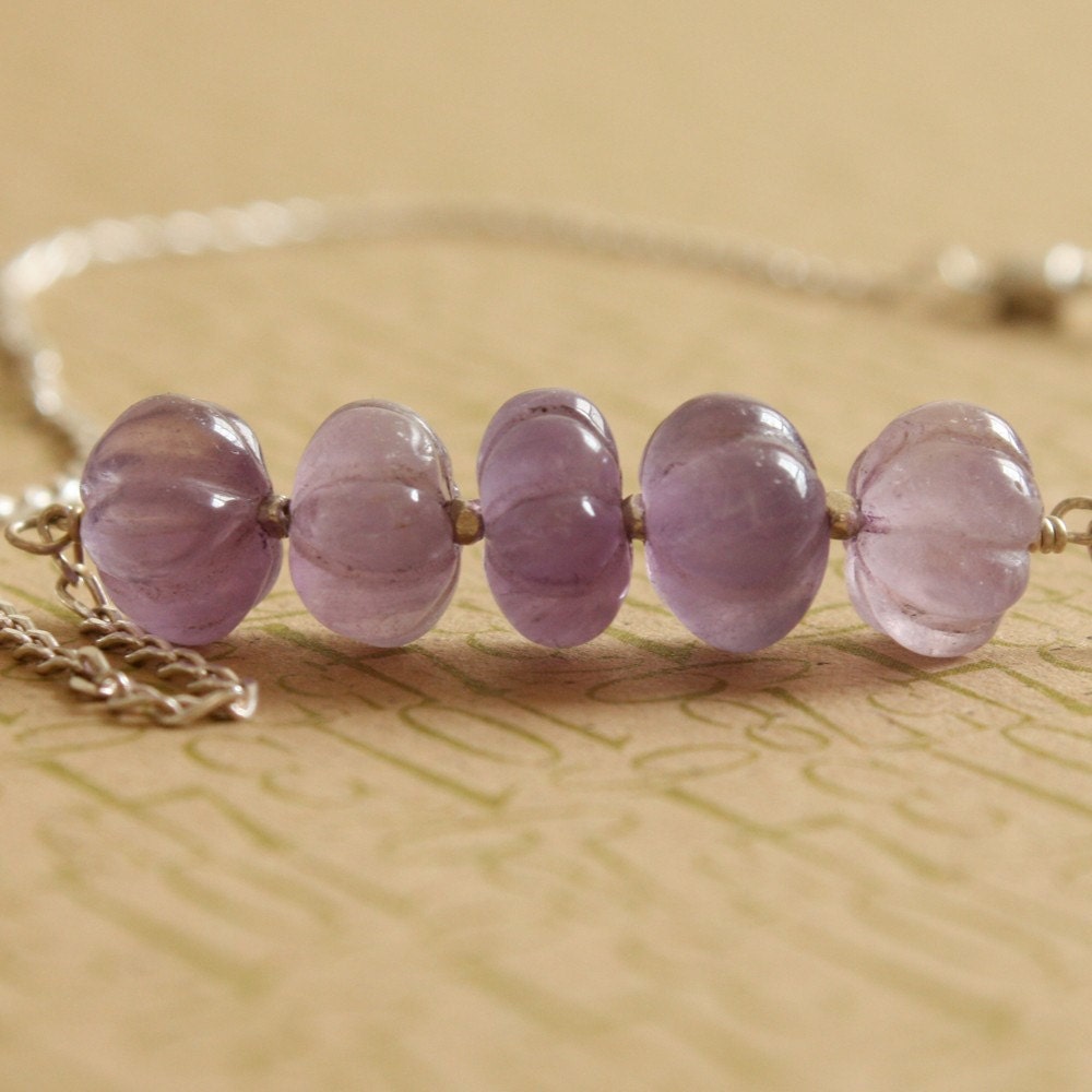Juicy Purple Amethyst Gem Necklace