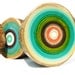Eco Friendly Green Tree Ring Paintings Unique Holiday Gift for HIM