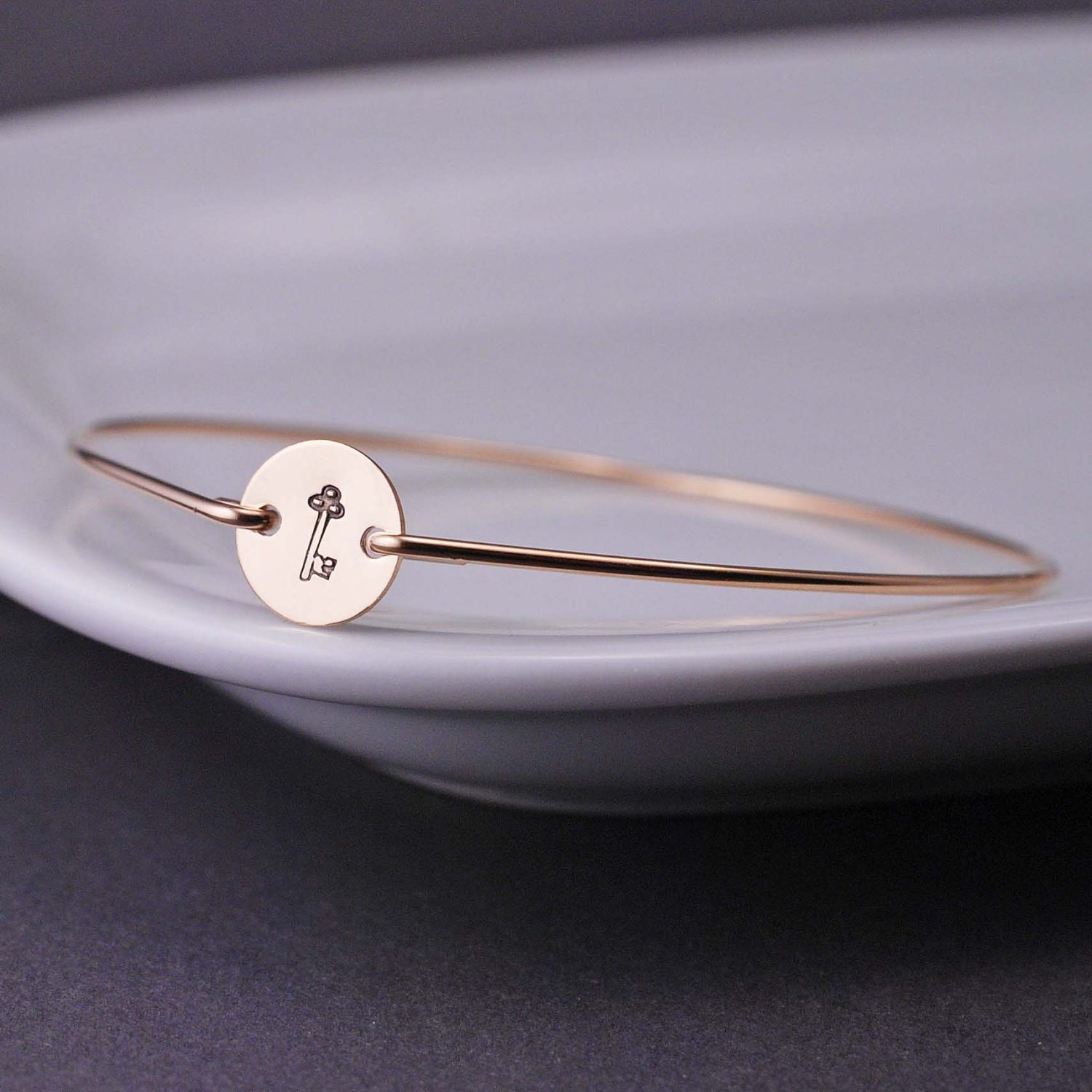 Skeleton Key Jewelry, Gold Key Bracelet, Key Jewelry, Gold Bangle Bracelet, Kappa Kappa Gamma