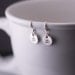 Om Yoga Earrings, Om Jewelry, Short Earrings, Simple Earrings, Sterling Silver Ohm Jewelry
