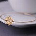 Lotus Jewelry, Lotus Bracelet, Lotus Flower Bangle Bracelet, Yoga Jewelry, Gold Bangle Bracelet, Fall Fashion