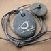 bird and berries beach pebble necklace