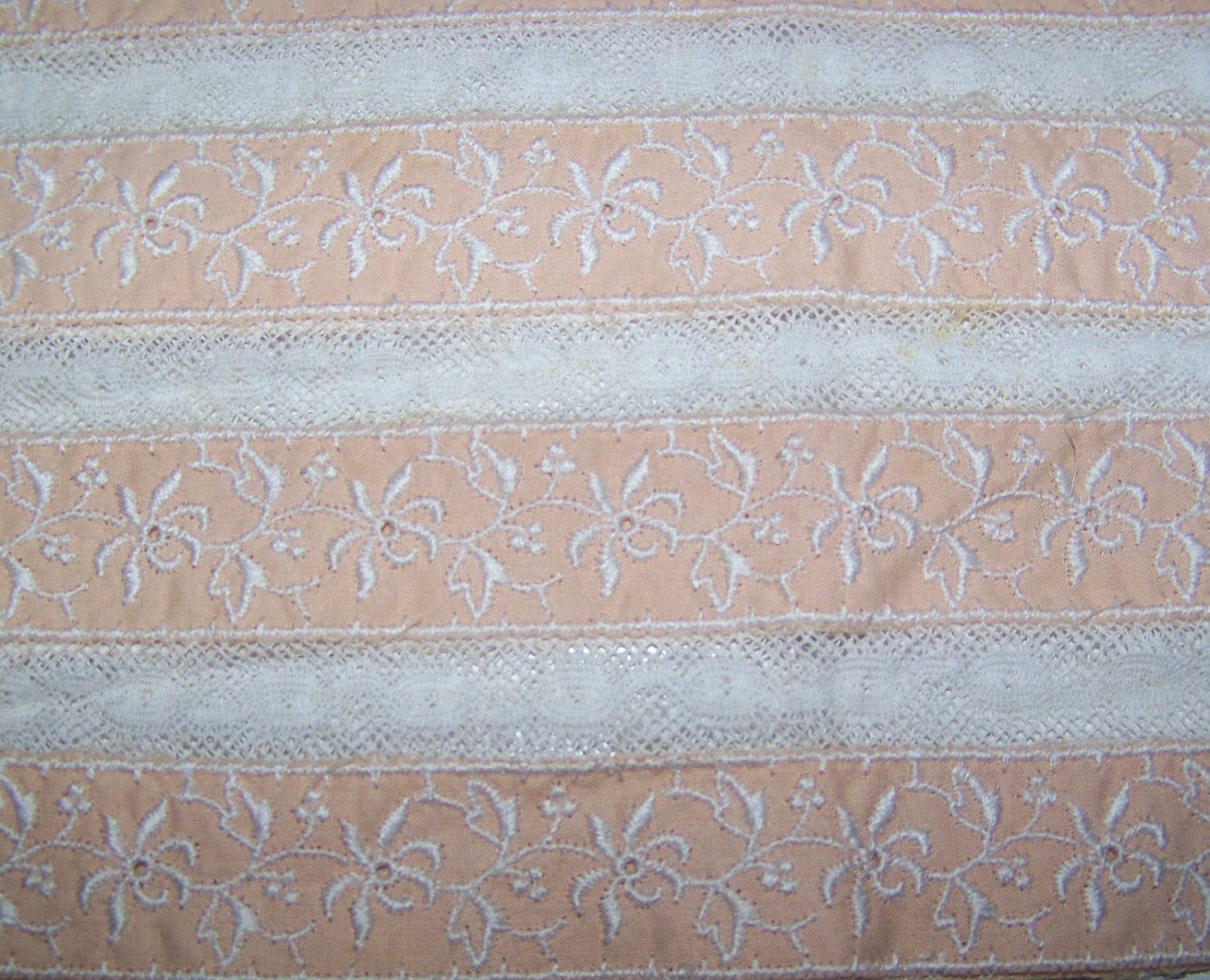 Vintage Embroidered and Lace Piece