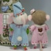 Tutorial Needle Felted Animal Dressed Mouse & Bunny Class Needle Felting / Create a Bunny and Mouse (Kit Available and sold separately)