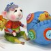 PDF CLASS Needle Felted Animal Dressed Mouse & Bunny Class Needle Felting / Create a Bunny and Mouse (Kit Available and sold separately)