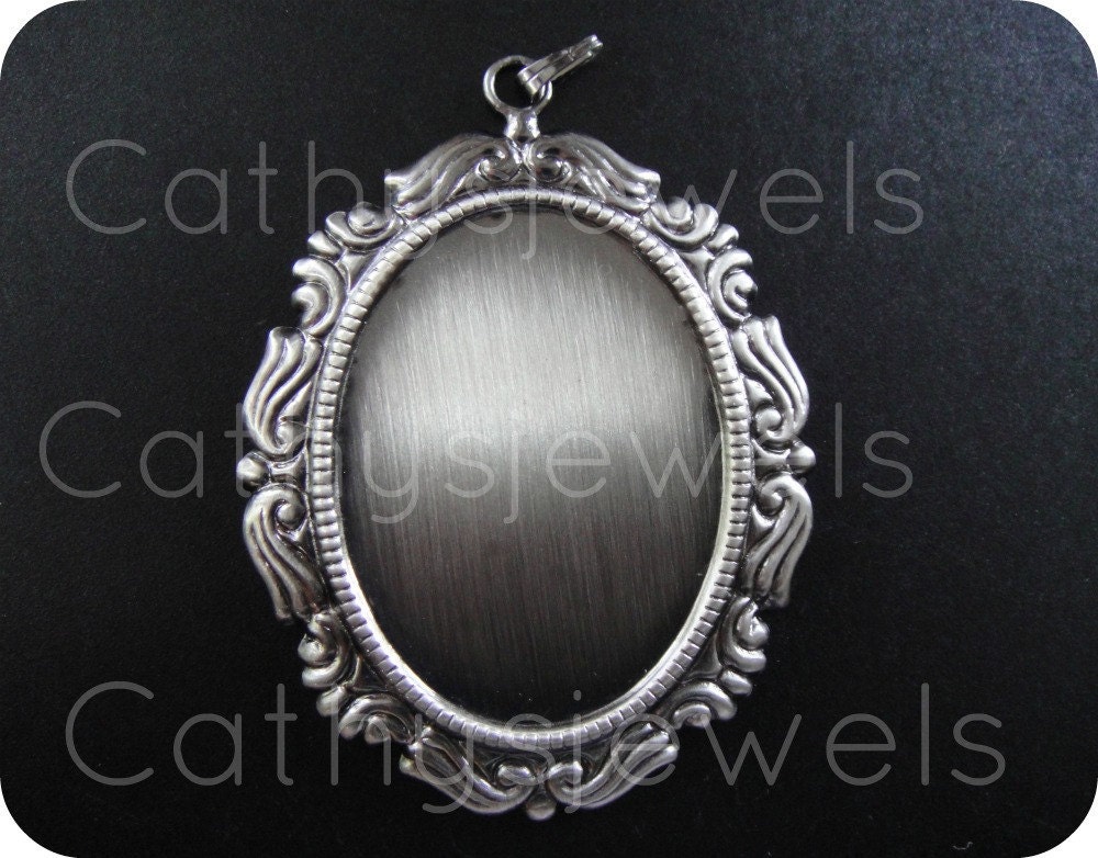 Antique Silver Federalist Style Settings 40x30