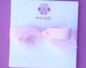 Personalized Note Pad - 5x7 Pink Owl