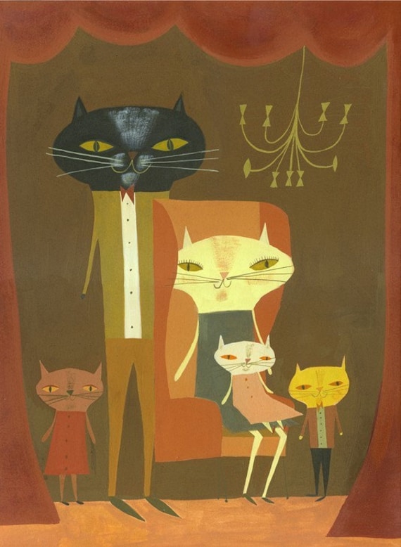 Family Portrait. Limited edition 11x14 print by Matte Stephens.
