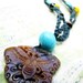 Moth Macrame Hemp Necklace - Long