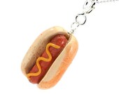 Hot dog necklace