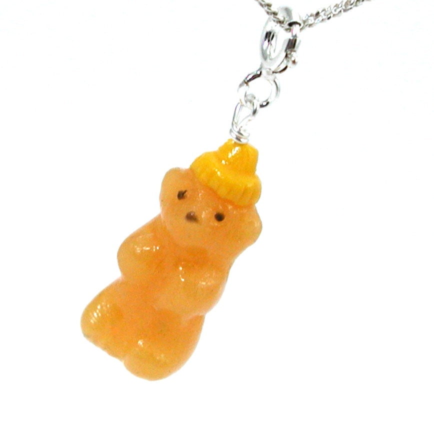 Honey bear necklace