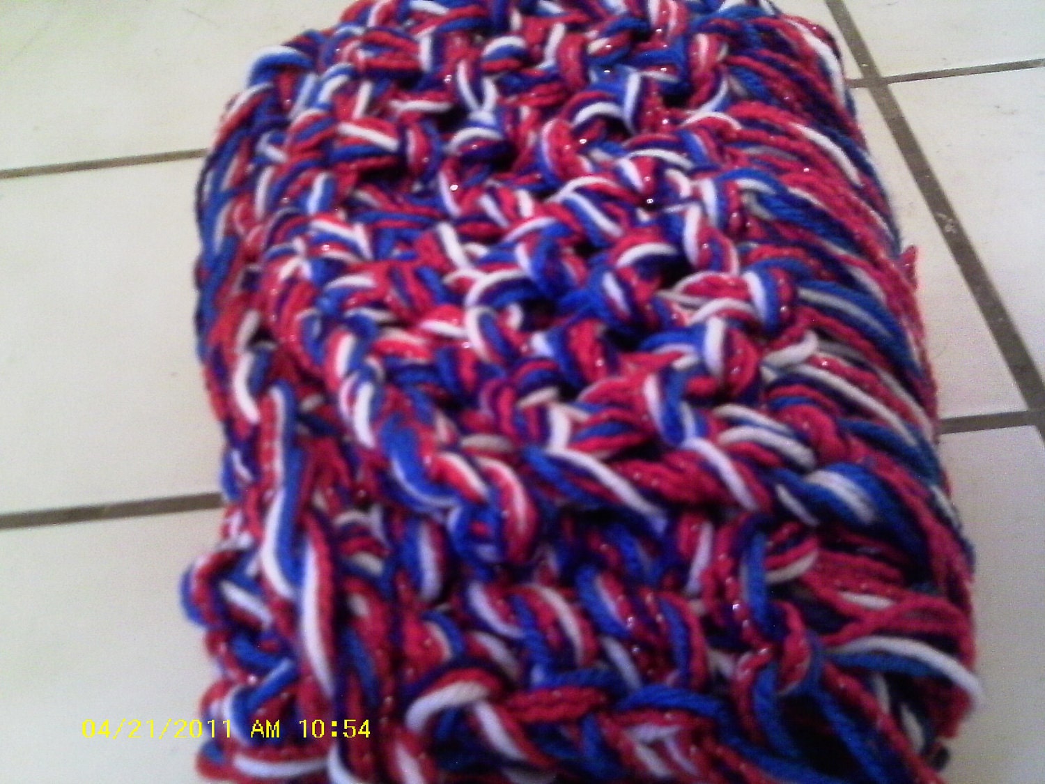 Red White and Blue Sparkle Scarf