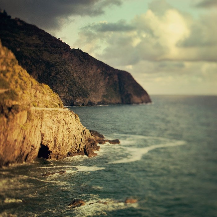 Landscape Photograph, Cinque Terre Coast, Italy, Ocean, Sea, Fine Art Photography - Lost Coastlines