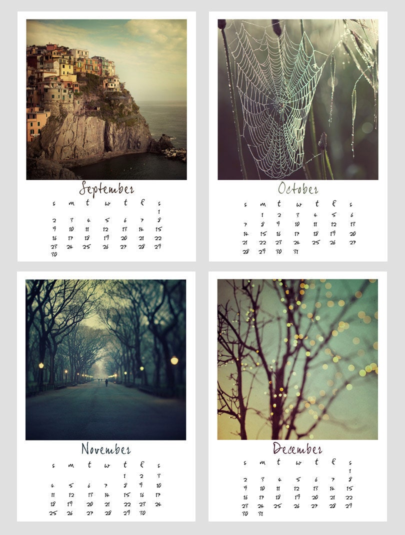 2012 Calendar - Fine Art Photography, 5x7" Photo Calendar - Eye Poetry