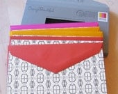 DINER Letterpress Notecards 6pk (choose WARM or COOL envelopes)