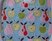 Fruit Basket Apple and Pear Baby Toddler Bib