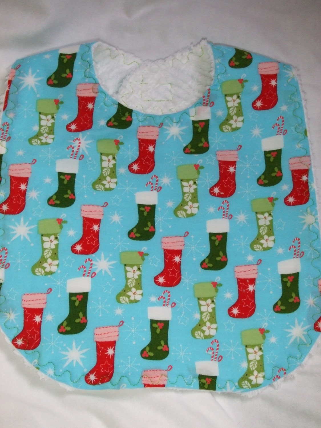 Stockings Were Hung Baby or Toddler Bib