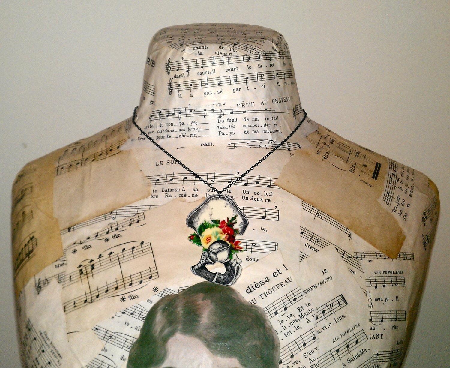 Anatomy Pendant - Memento mori Iliac Crest Blossoms