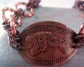 Pressed Penny Bracelet Snake