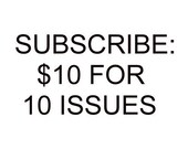 Subscription to "Will You Marry Me Blank" - 10 Dollars for 10 Issues