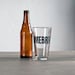 Homebrew - 2 hand printed pint glasses - dark charcoal