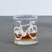 2 bicycle rocks glasses, white bike