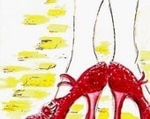 Art Ruby Slippers, Wizard of Oz