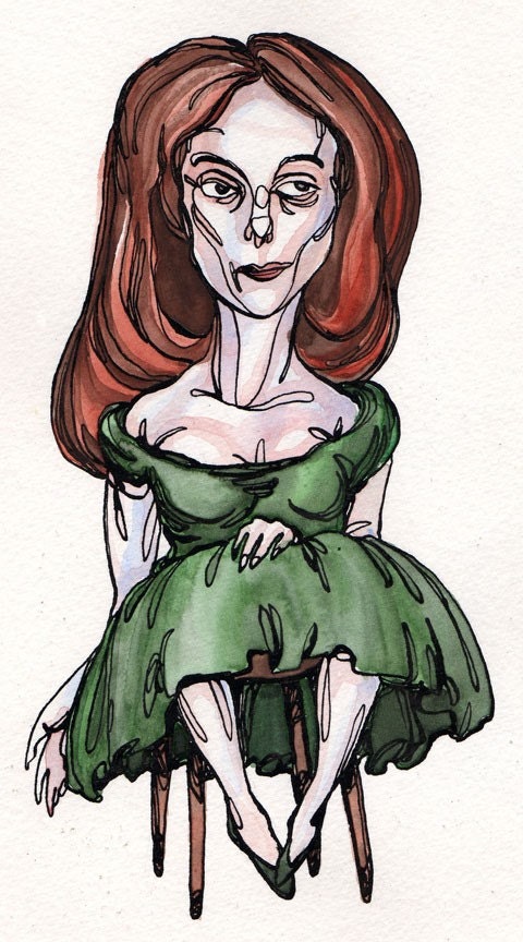 Agnes - an original watercolor