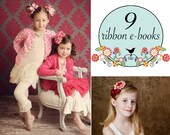 9 ebook Bundle package how to make hair bows instructions patterns for beginners