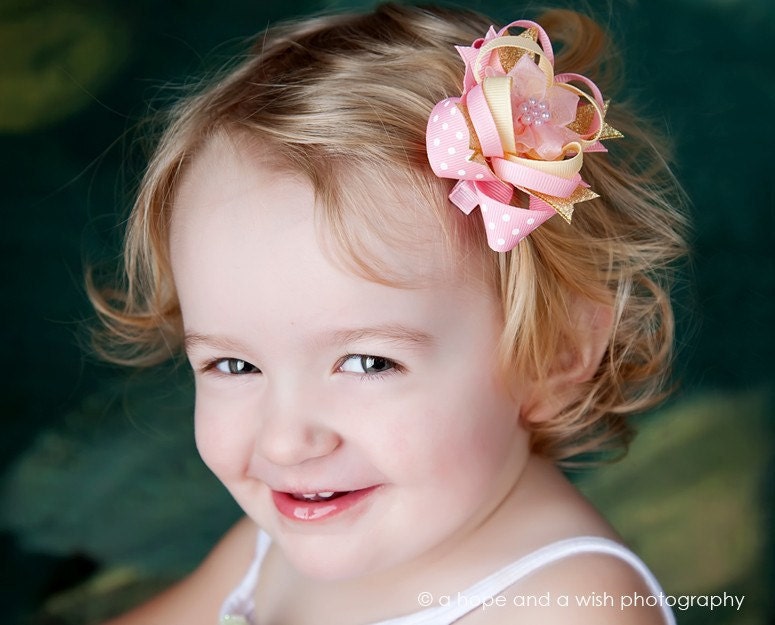 Beginner hair bow instructions how to make boutique bows PDF ebook mini to large with video
