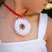 PDF Tutorial - Ribbon Pendant or ornament instructions how to make a statement charm necklace instant Download